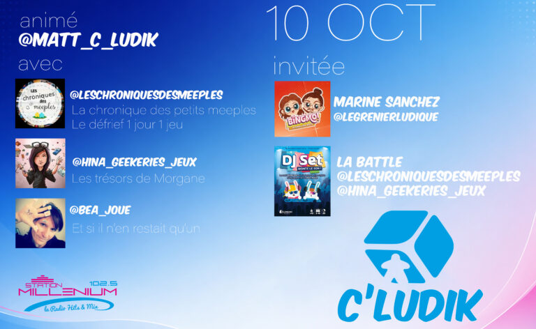 C’ludik – 10 octobre